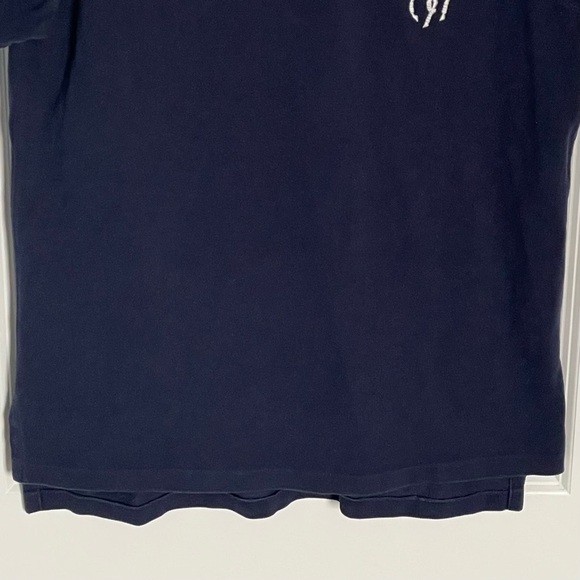 Polo Ralph Lauren Navy Short Sleeve Custom Slim Fit Mesh Polo Shirt 35566 - Picture 7 of 13